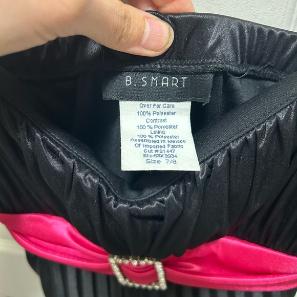 Black pleated mini dress - Picture 4 of 5